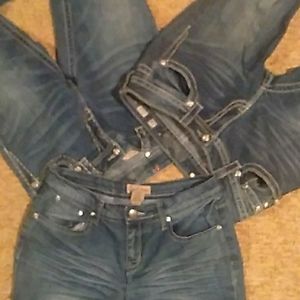 Earl Jeans 👖 BLING  Sz 14 EUC